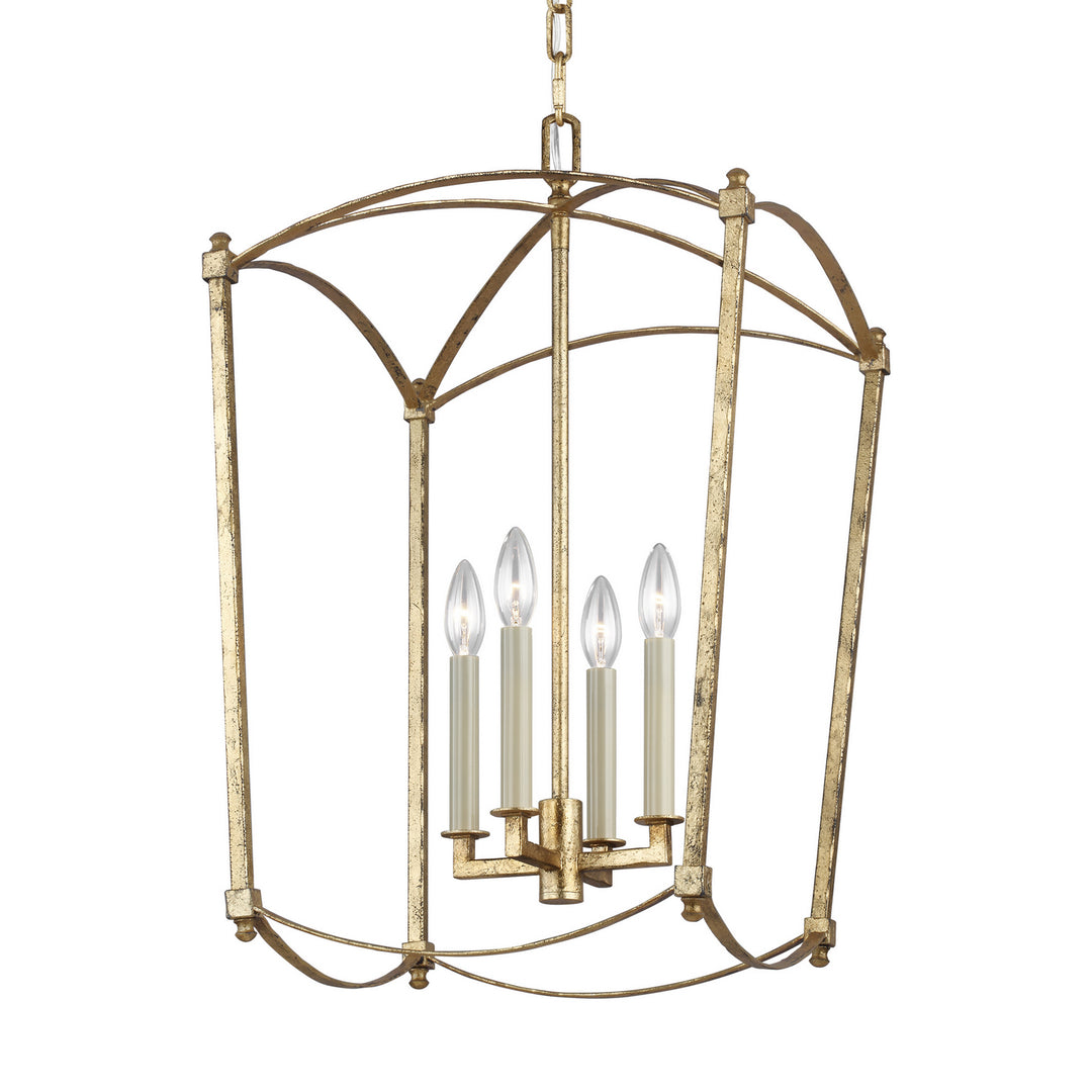 Visual Comfort Studio Canada - F3322/4ADB - Four Light Lantern - Thayer - Antique Gild