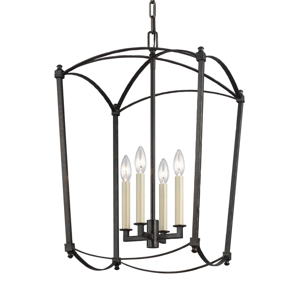 Visual Comfort Studio Canada - F3322/4SMS - Four Light Lantern - Thayer - Smith Steel