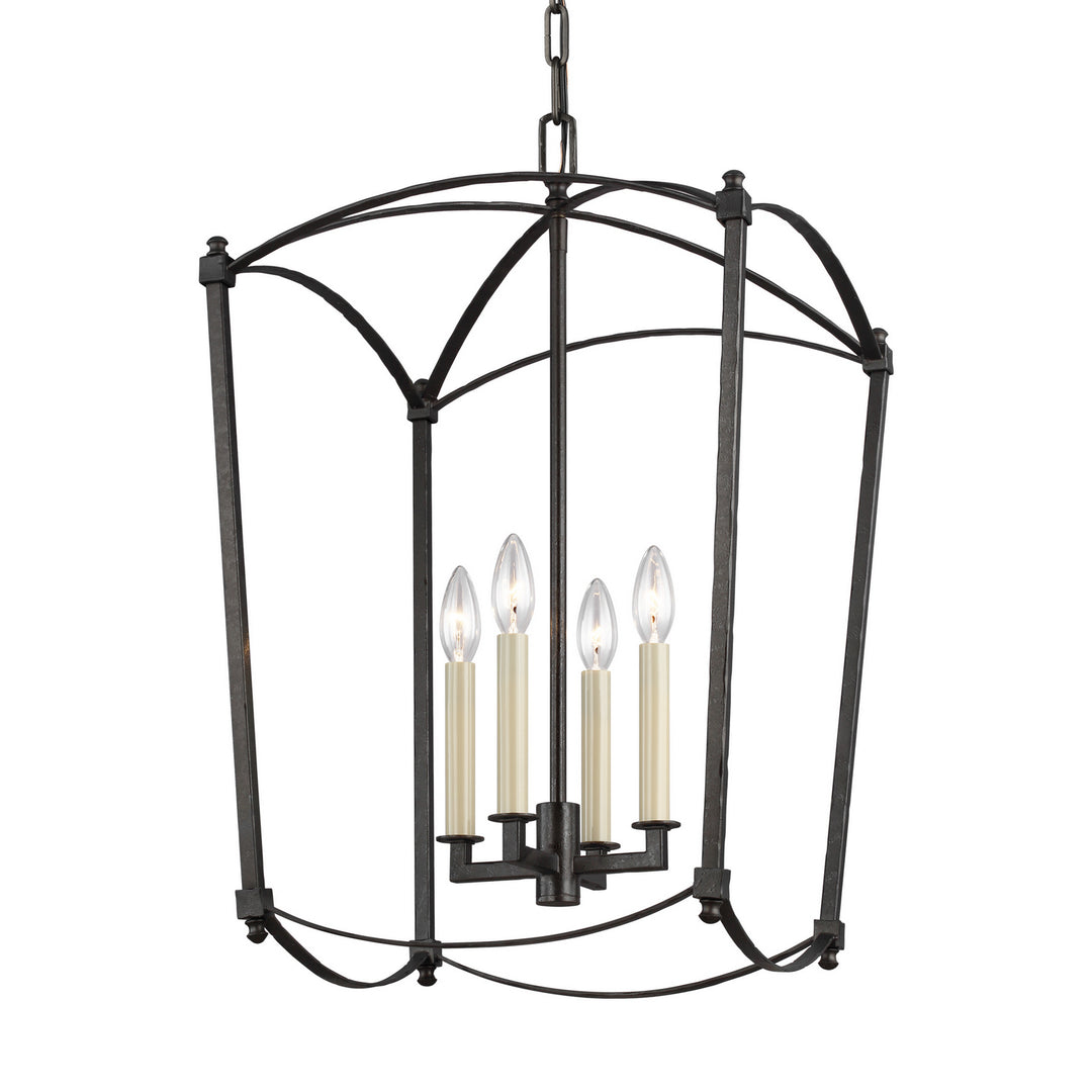 Visual Comfort Studio Canada - F3322/4SMS - Four Light Lantern - Thayer - Smith Steel