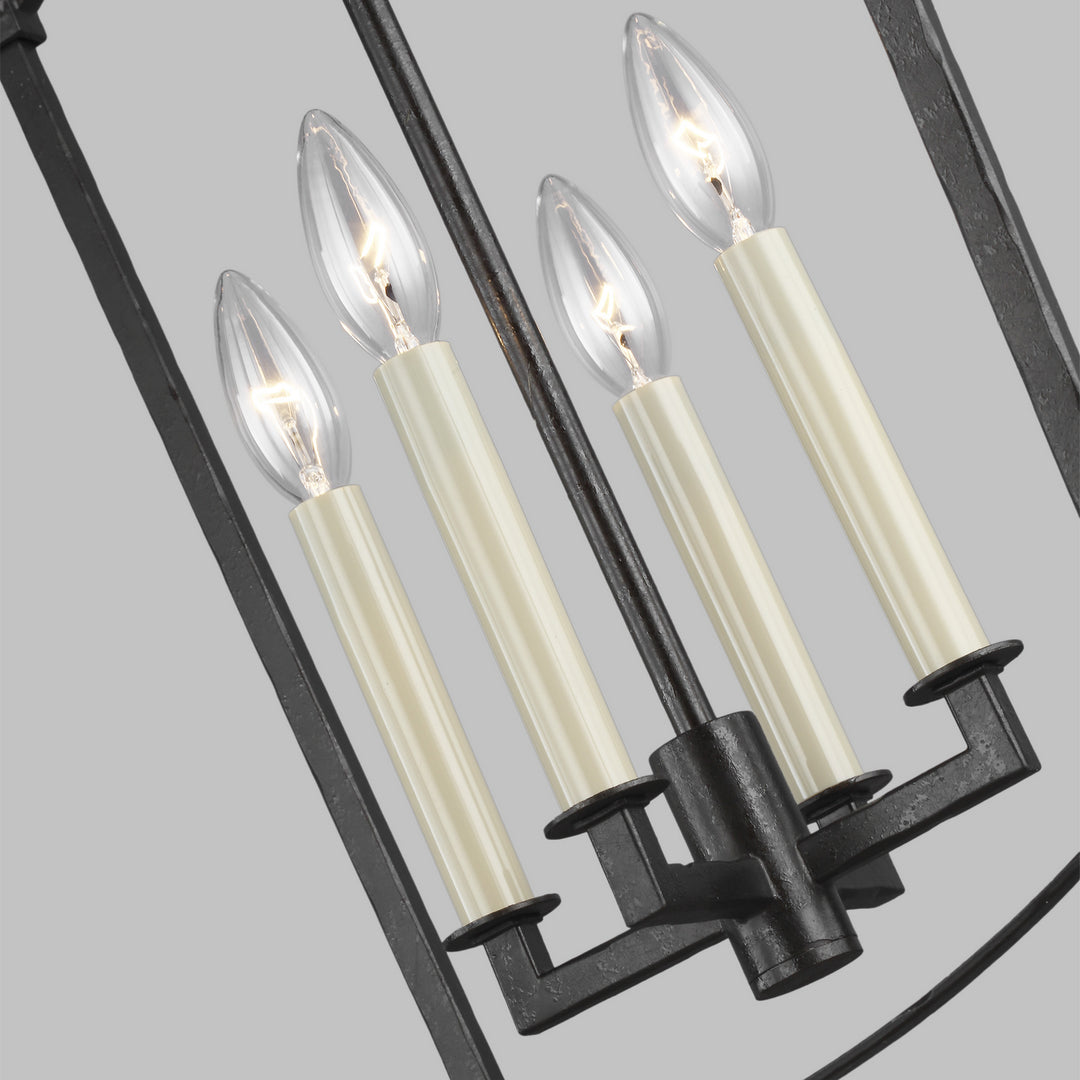 Visual Comfort Studio Canada - F3322/4SMS - Four Light Lantern - Thayer - Smith Steel