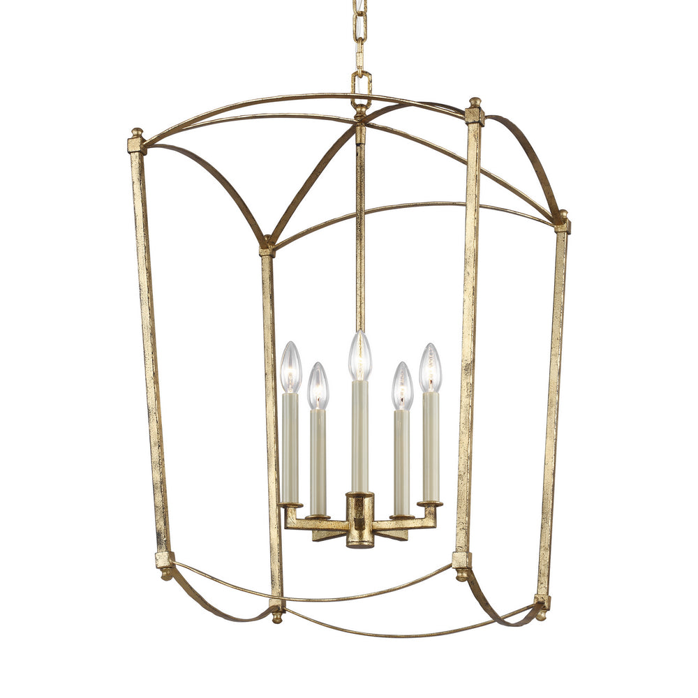 Visual Comfort Studio Canada - F3323/5ADB - Five Light Lantern - Thayer - Antique Gild