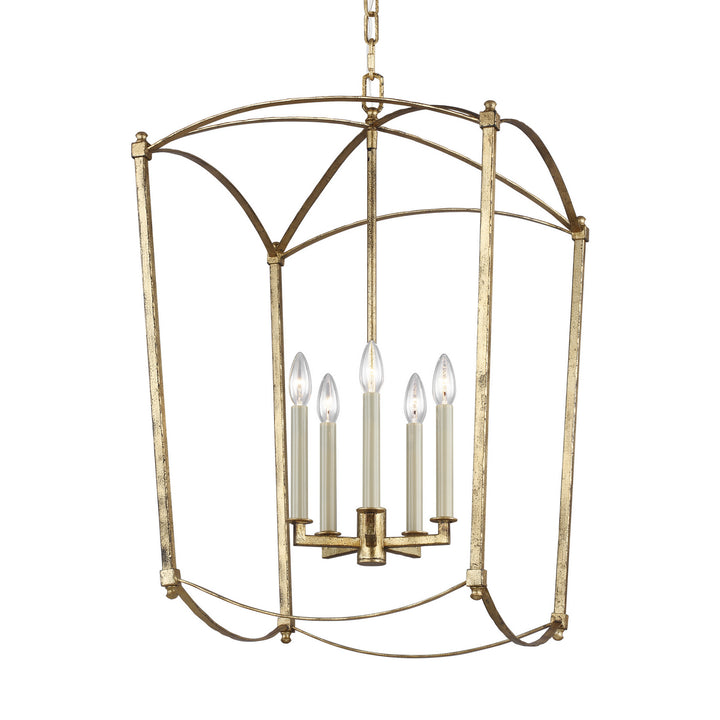 Visual Comfort Studio Canada - F3323/5ADB - Five Light Lantern - Thayer - Antique Gild