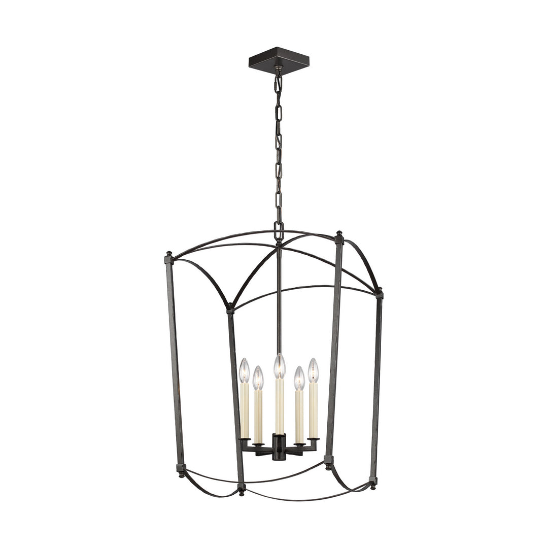 Visual Comfort Studio Canada - F3323/5SMS - Five Light Lantern - Thayer - Smith Steel