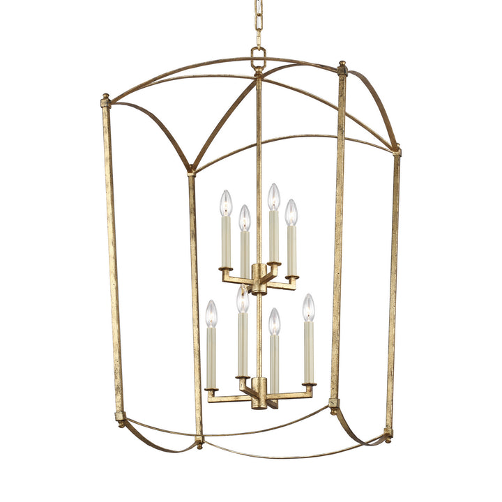 Visual Comfort Studio Canada - F3324/8ADB - Eight Light Lantern - Thayer - Antique Gild