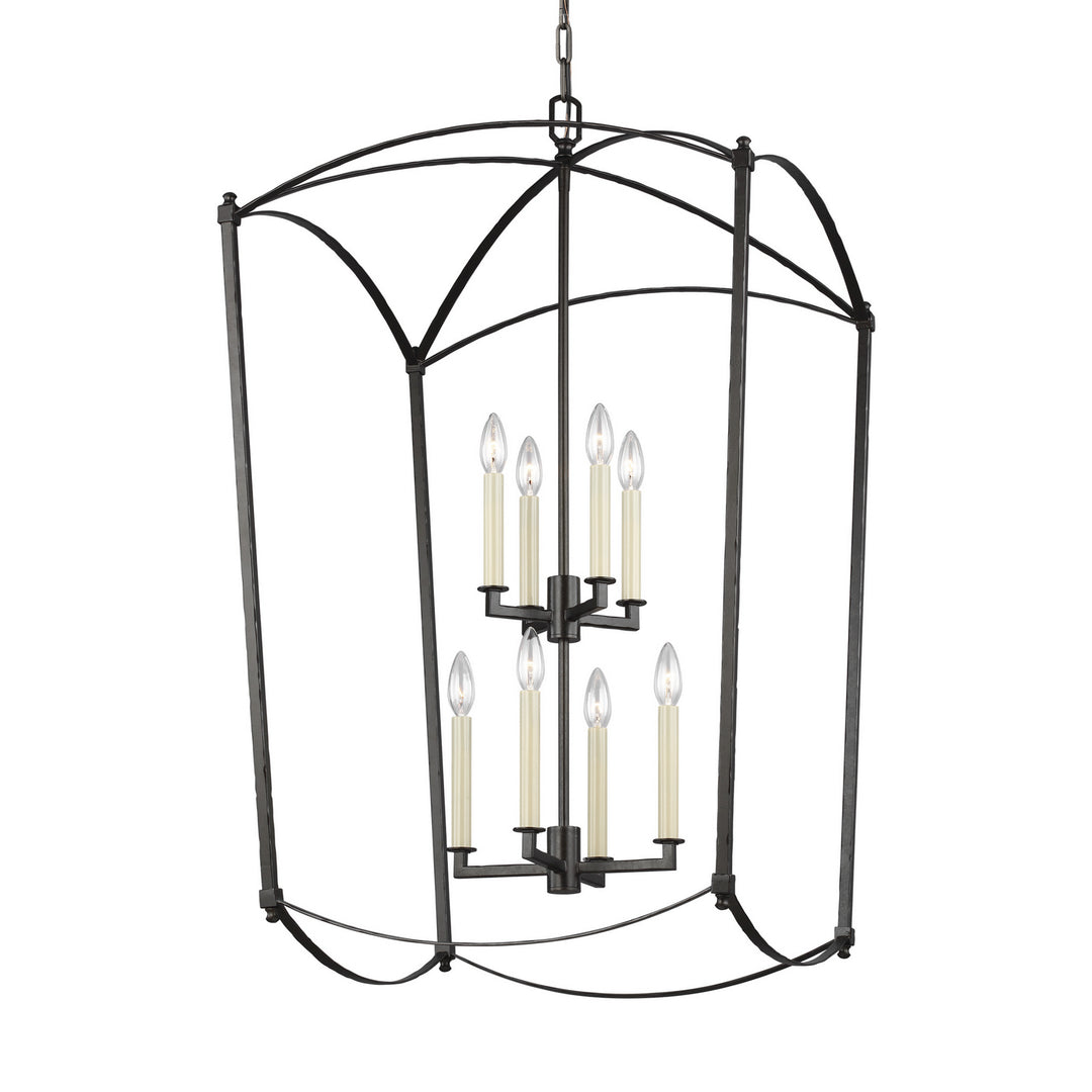 Visual Comfort Studio Canada - F3324/8SMS - Eight Light Lantern - Thayer - Smith Steel