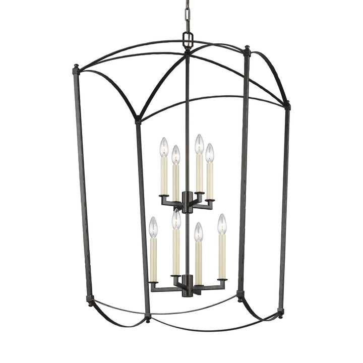 Visual Comfort Studio Canada - F3324/8SMS - Eight Light Lantern - Thayer - Smith Steel