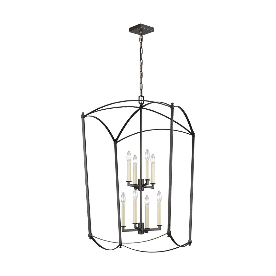 Visual Comfort Studio Canada - F3324/8SMS - Eight Light Lantern - Thayer - Smith Steel