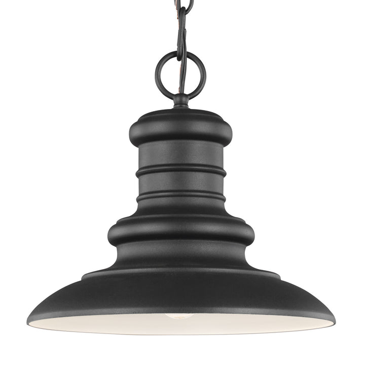 Generation Lighting Canada - OL8904TXB - One Light Outdoor Pendant - Redding Station - Textured Black