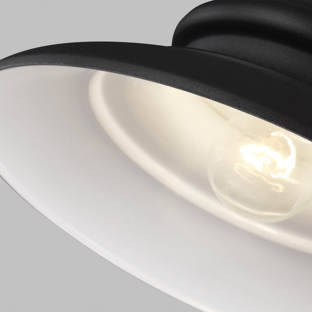 Generation Lighting Canada - OL8904TXB - One Light Outdoor Pendant - Redding Station - Textured Black