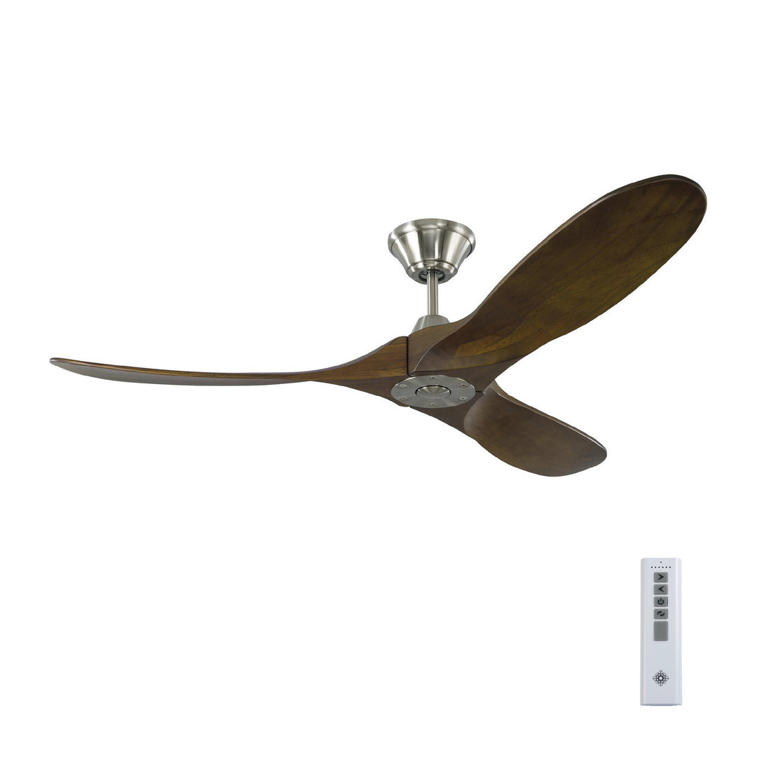 Visual Comfort Fan Canada - 3MAVR52BS - 52"Ceiling Fan - Maverick - Brushed Steel