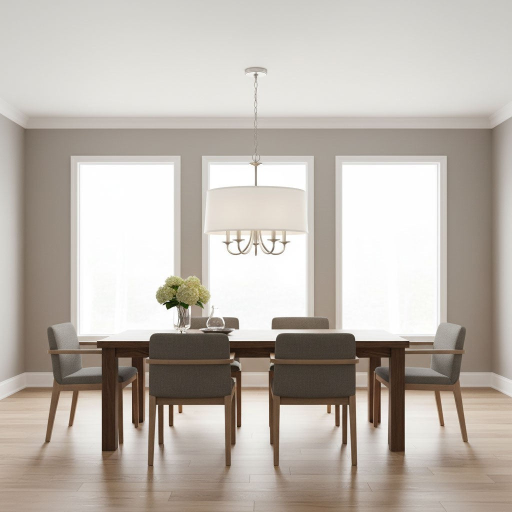 Generation Lighting Canada - 3320205-962 - Five Light Chandelier - Seville - Brushed Nickel