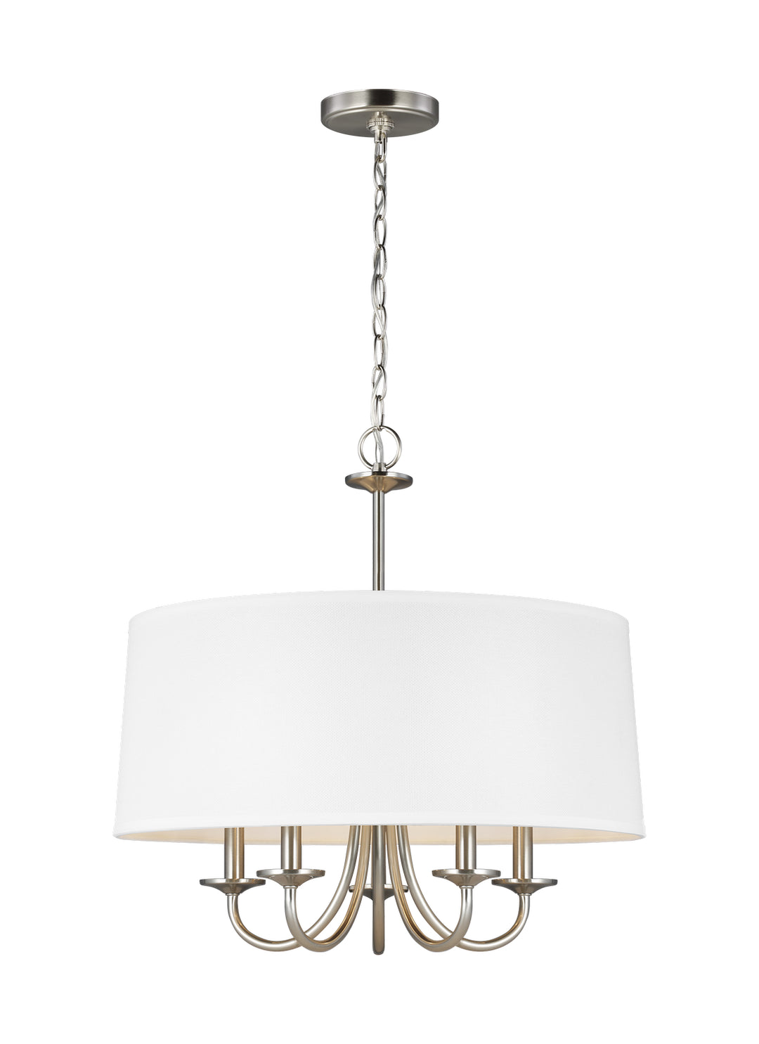 Generation Lighting Canada - 3320205-962 - Five Light Chandelier - Seville - Brushed Nickel
