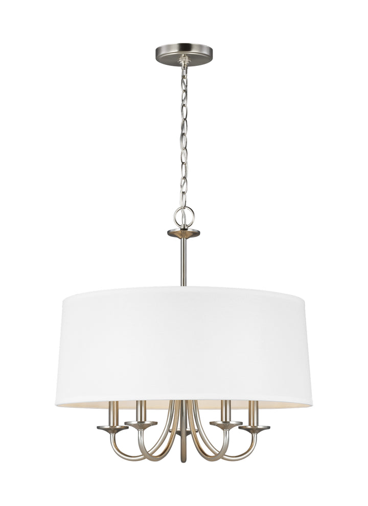 Generation Lighting Canada - 3320205-962 - Five Light Chandelier - Seville - Brushed Nickel