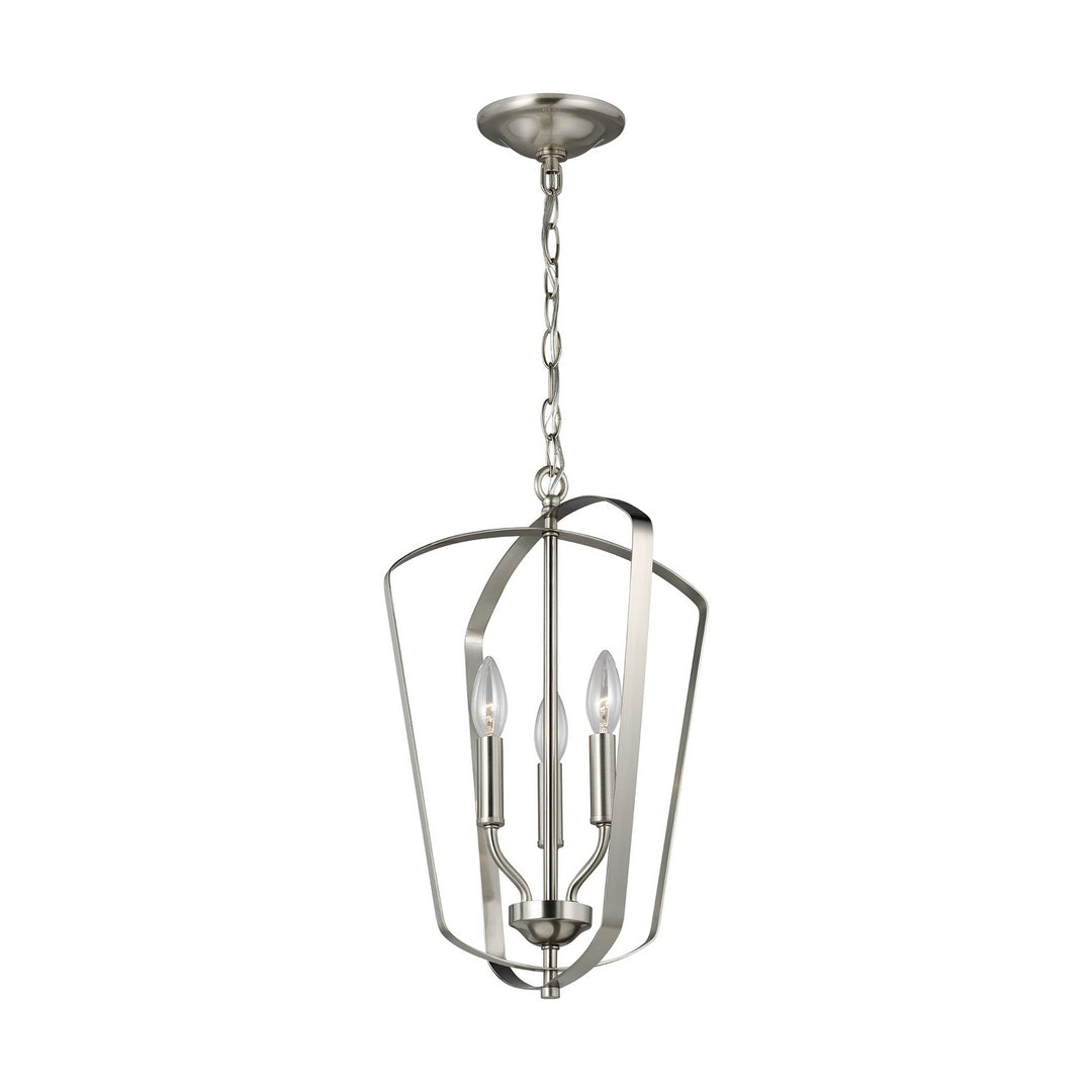 Generation Lighting Canada - 5134903-962 - Three Light Hall / Foyer Pendant - Romee - Brushed Nickel