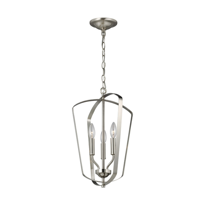 Generation Lighting Canada - 5134903-962 - Three Light Hall / Foyer Pendant - Romee - Brushed Nickel