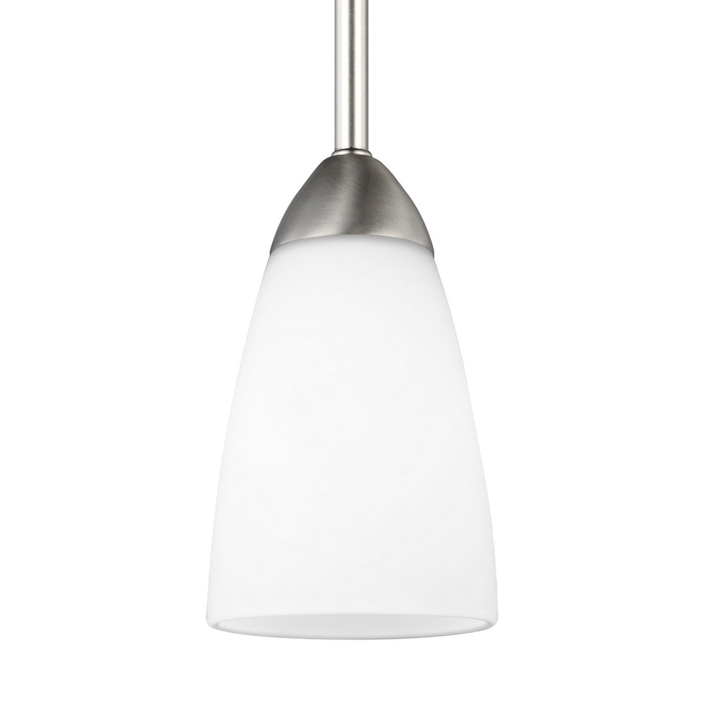 Generation Lighting Canada - 6120201-962 - One Light Mini-Pendant - Seville - Brushed Nickel