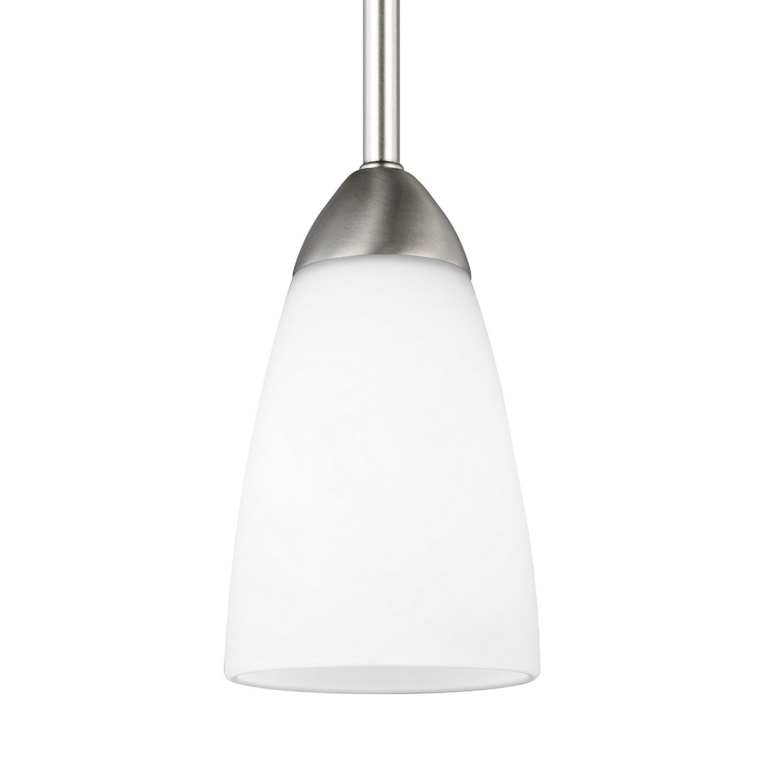 Generation Lighting Canada - 6120201-962 - One Light Mini-Pendant - Seville - Brushed Nickel