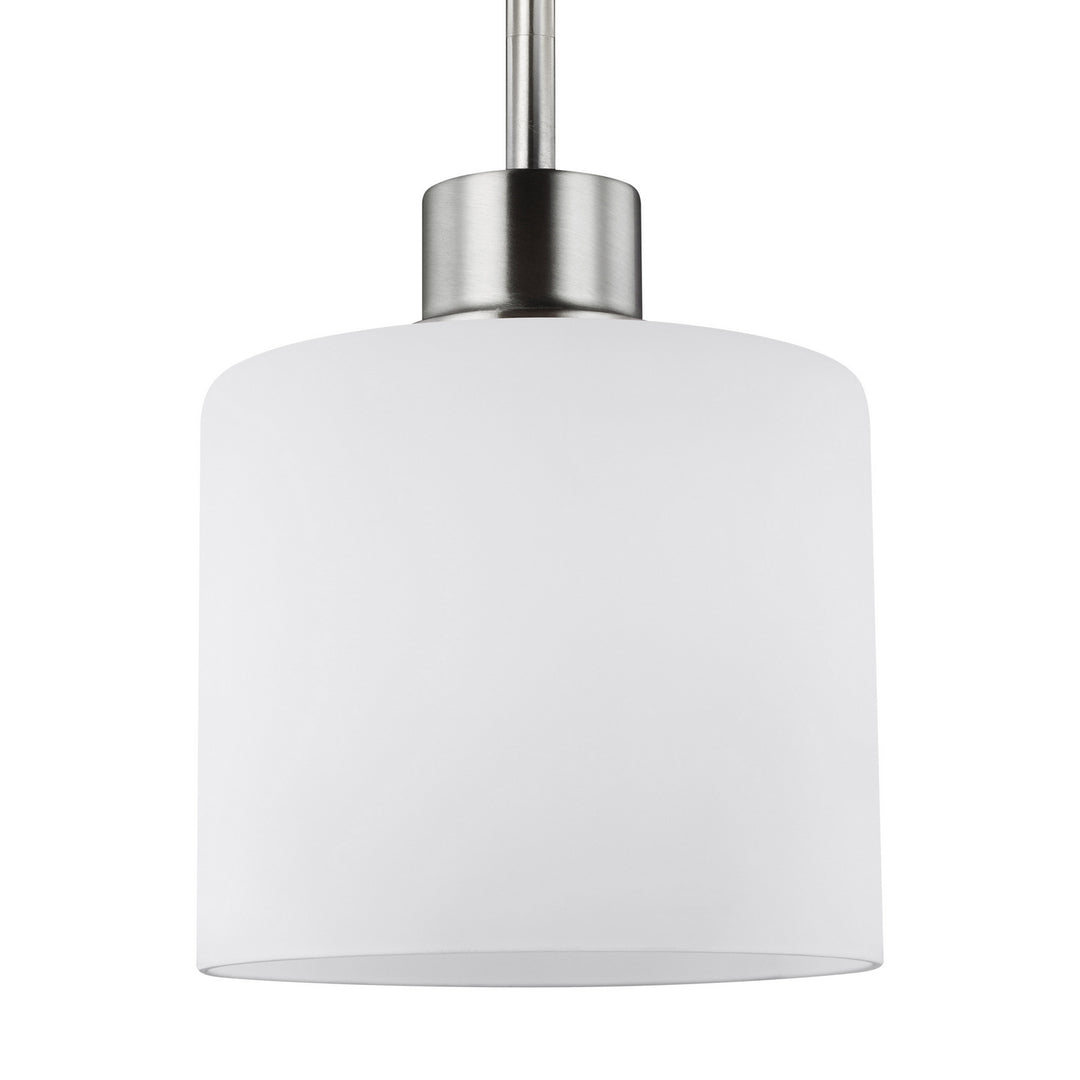 Generation Lighting Canada - 6128801-962 - One Light Mini-Pendant - Canfield - Brushed Nickel