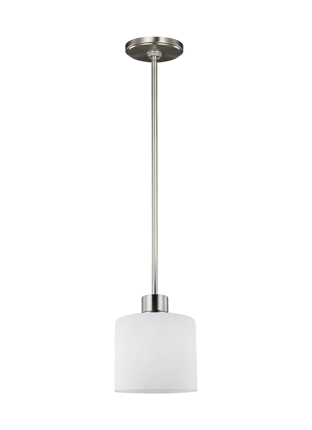 Generation Lighting Canada - 6128801-962 - One Light Mini-Pendant - Canfield - Brushed Nickel