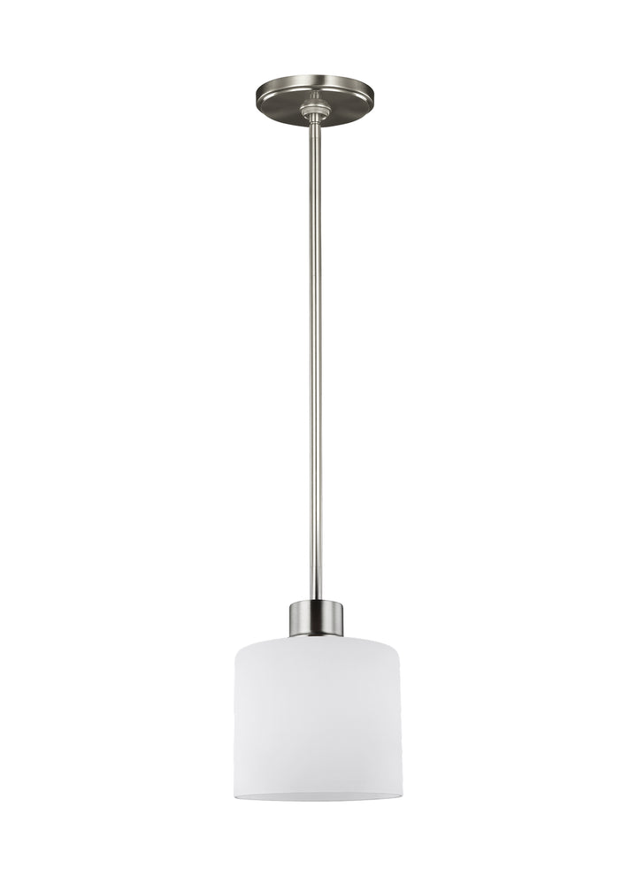 Generation Lighting Canada - 6128801-962 - One Light Mini-Pendant - Canfield - Brushed Nickel