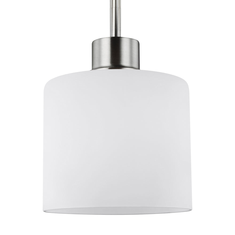 Generation Lighting Canada - 6128801EN3-962 - One Light Mini-Pendant - Canfield - Brushed Nickel