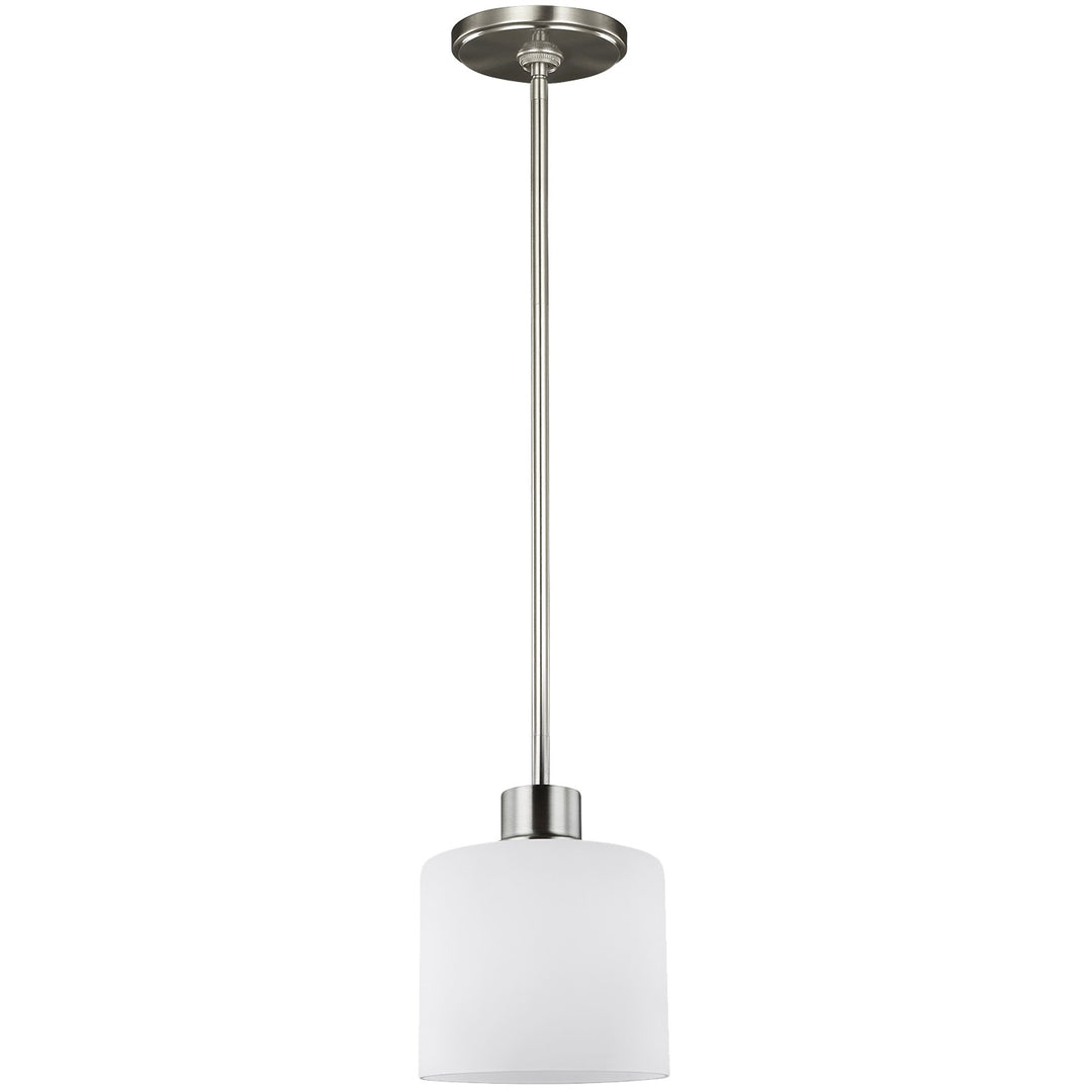 Generation Lighting Canada - 6128801EN3-962 - One Light Mini-Pendant - Canfield - Brushed Nickel