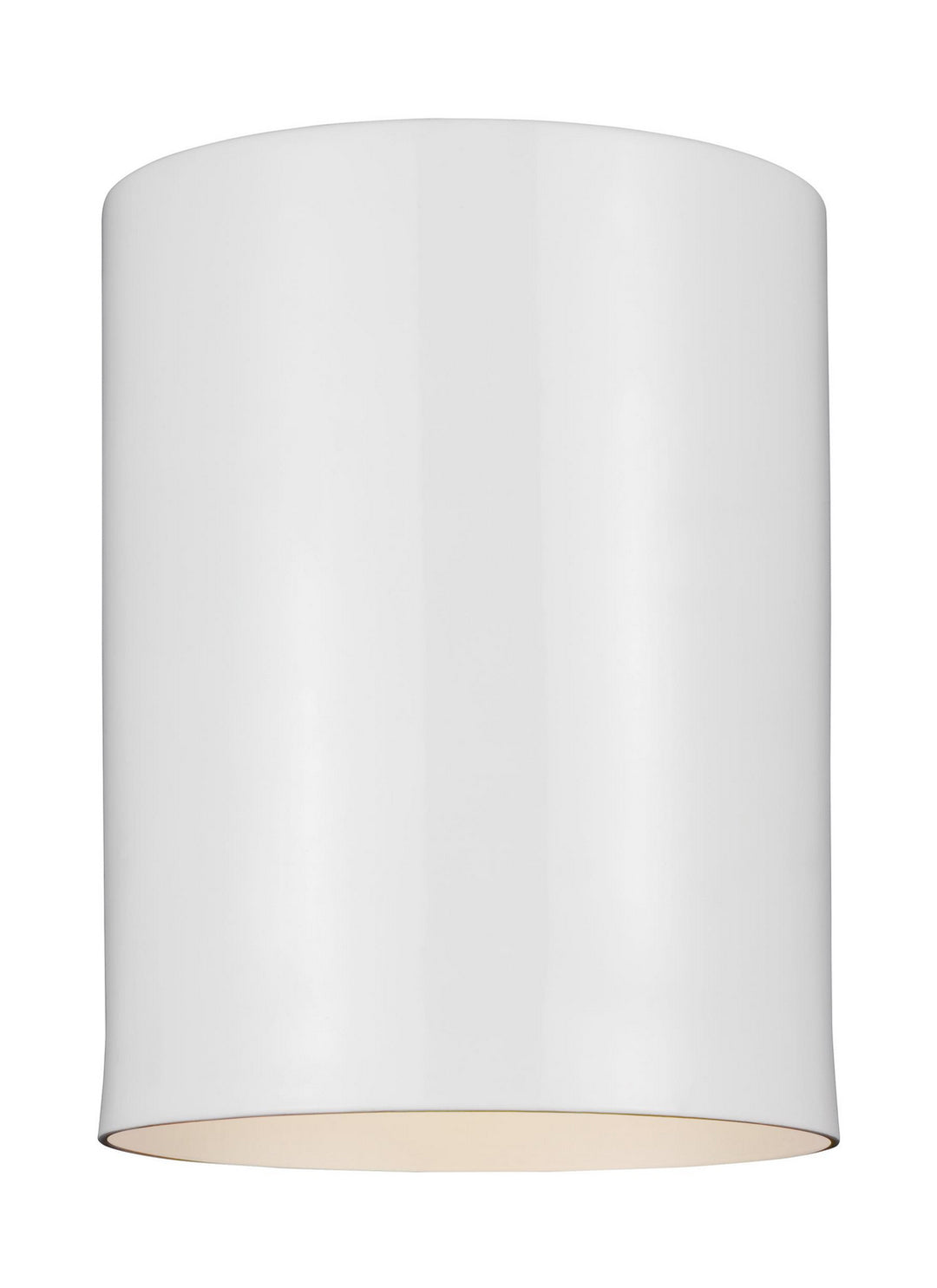 Visual Comfort Studio Canada - 7813801-15 - One Light Outdoor Flush Mount - Outdoor Cylinders - White