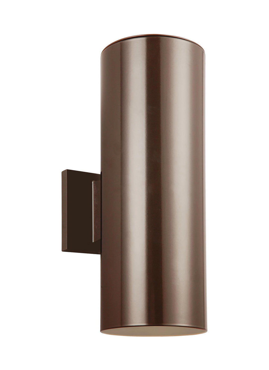 Outdoor Cylinders Two Light Outdoor Wall Lantern in Bronze - available from The Lighting Shoppe, trusted by Canadian homeowners