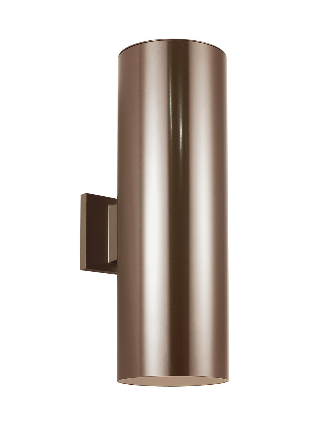Outdoor Cylinders Two Light Outdoor Wall Lantern in Bronze - available from The Lighting Shoppe, trusted by Canadian homeowners
