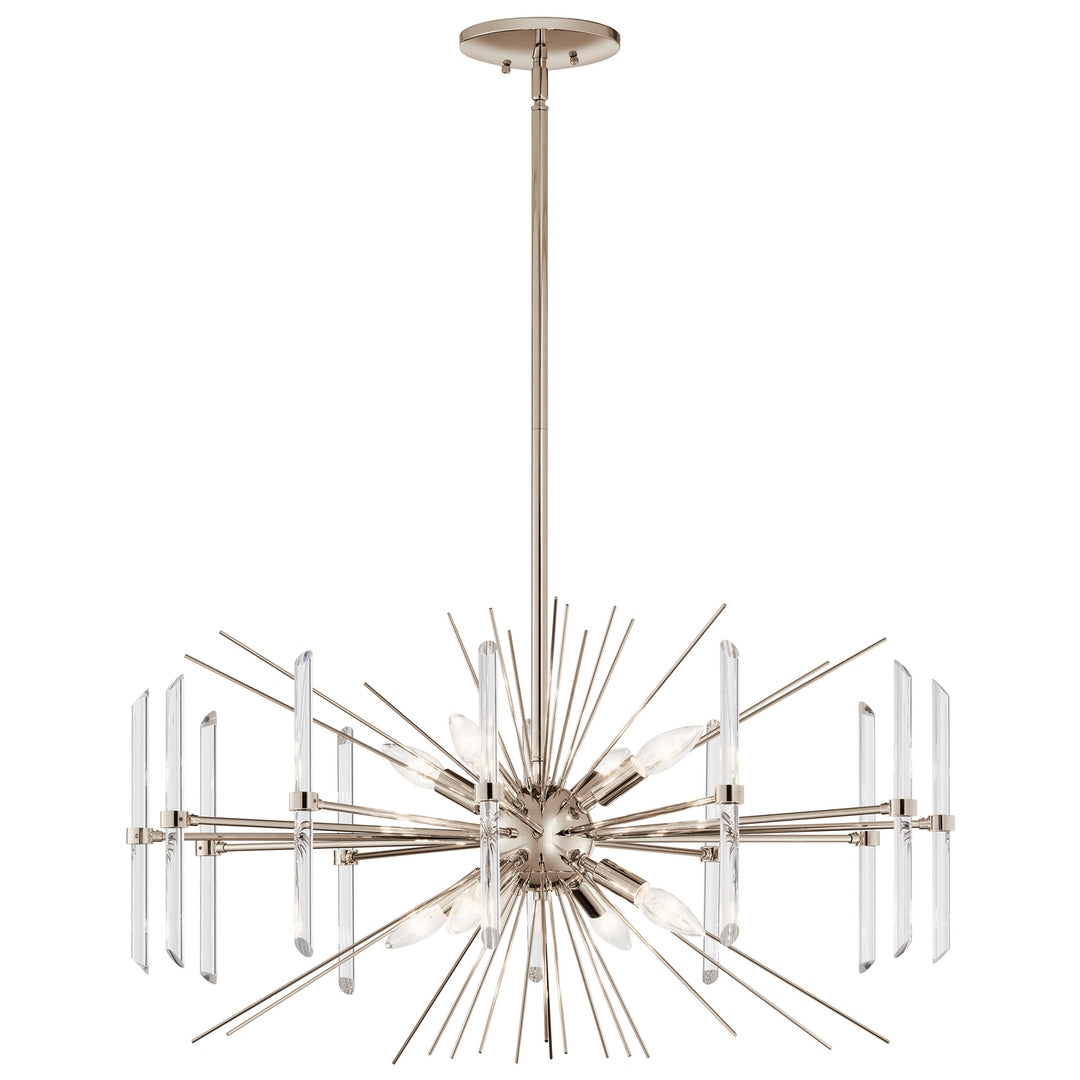 Kichler Canada - 44276PN - Eight Light Chandelier - Eris - Polished Nickel