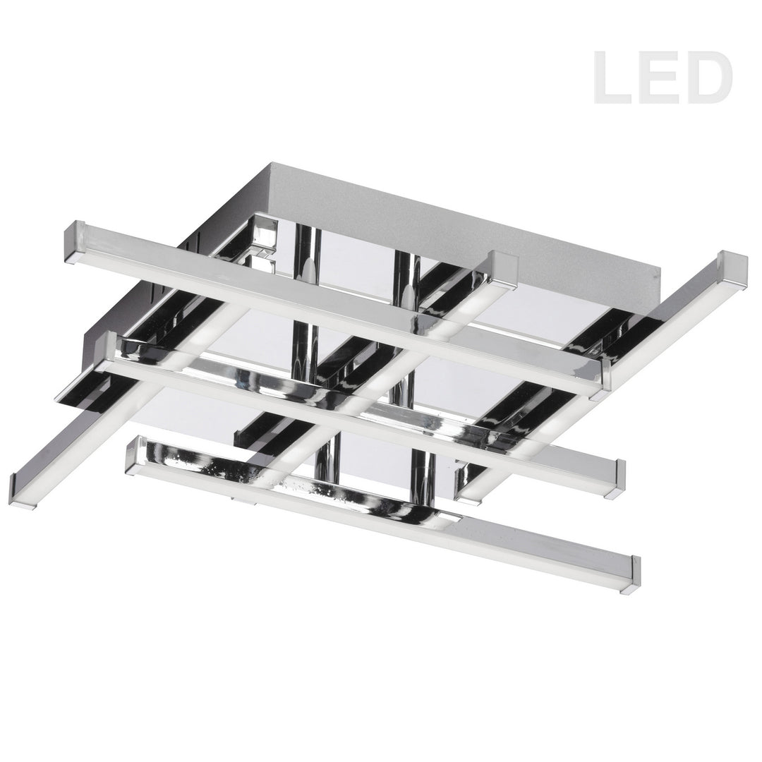 Summit LED Flush Mount in Polished Chrome - available from The Lighting Shoppe, trusted by Canadian homeowners