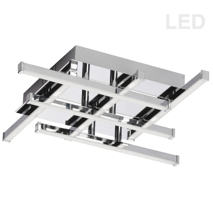 Summit LED Flush Mount in Polished Chrome - available from The Lighting Shoppe, trusted by Canadian homeowners