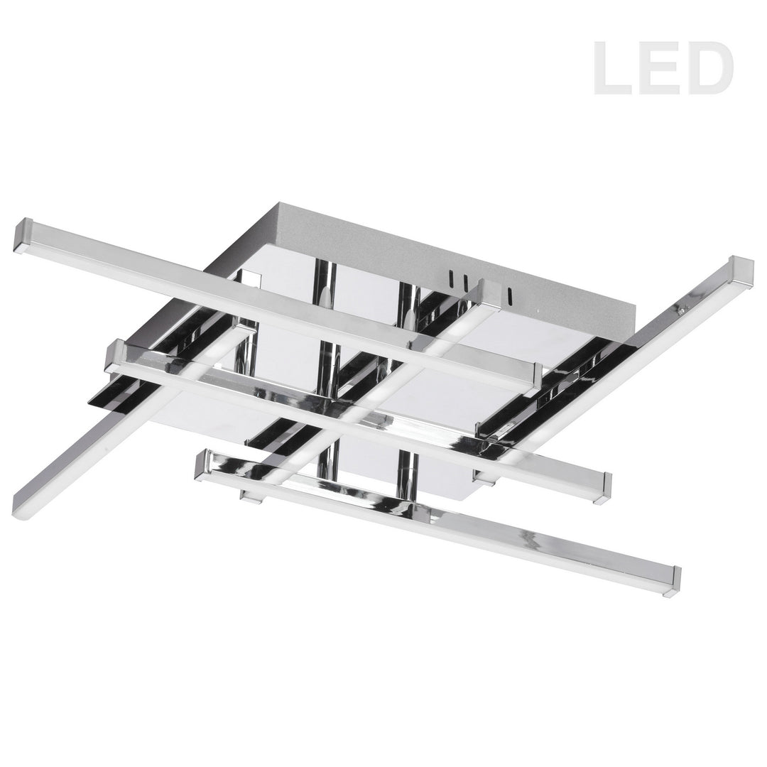 Summit LED Flush Mount in Polished Chrome - available from The Lighting Shoppe, trusted by Canadian homeowners