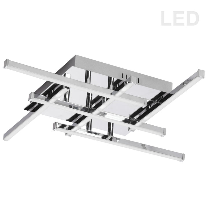 Summit LED Flush Mount in Polished Chrome - available from The Lighting Shoppe, trusted by Canadian homeowners