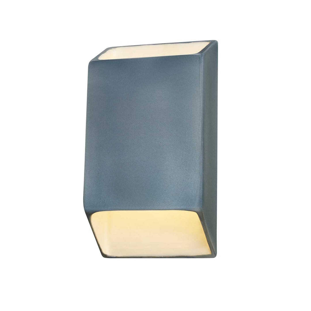 Ambiance LED Wall Sconce in Midnight Sky w/ Matte White Justice Designs