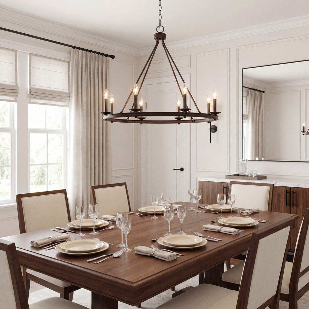 Savoy House - 1-308-8-44 - Eight Light Chandelier - Middleton - Classic Bronze