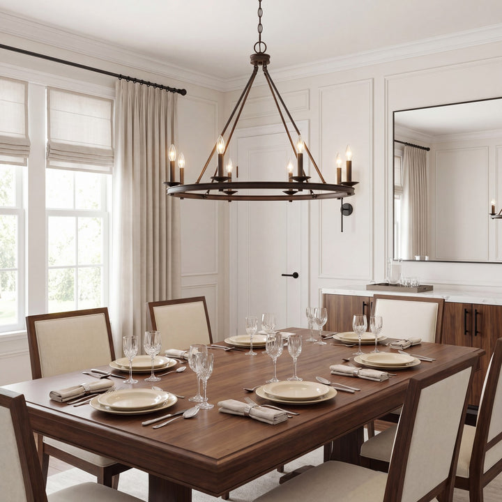 Savoy House - 1-308-8-44 - Eight Light Chandelier - Middleton - Classic Bronze