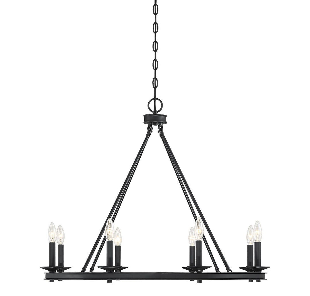 Middleton Eight Light Chandelier in Classic Bronze Savoy House