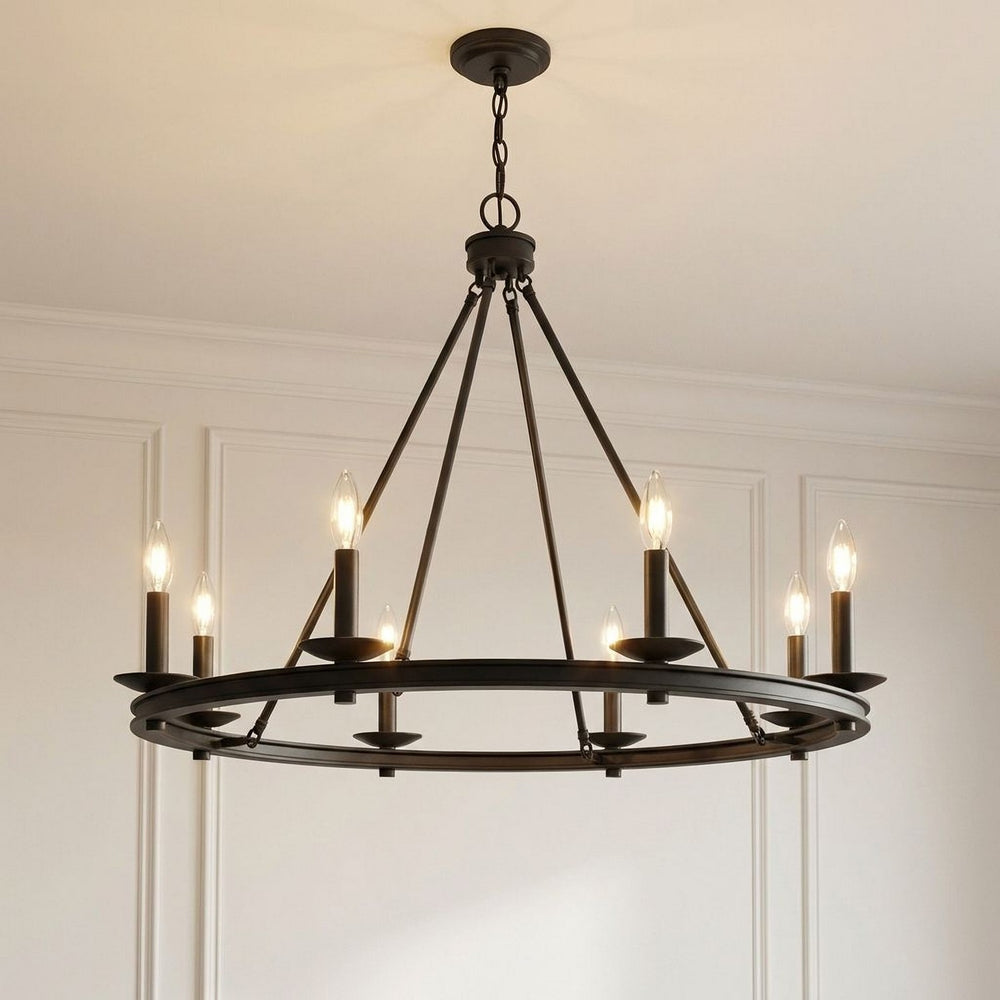 Savoy House - 1-308-8-89 - Eight Light Chandelier - Middleton - Matte Black