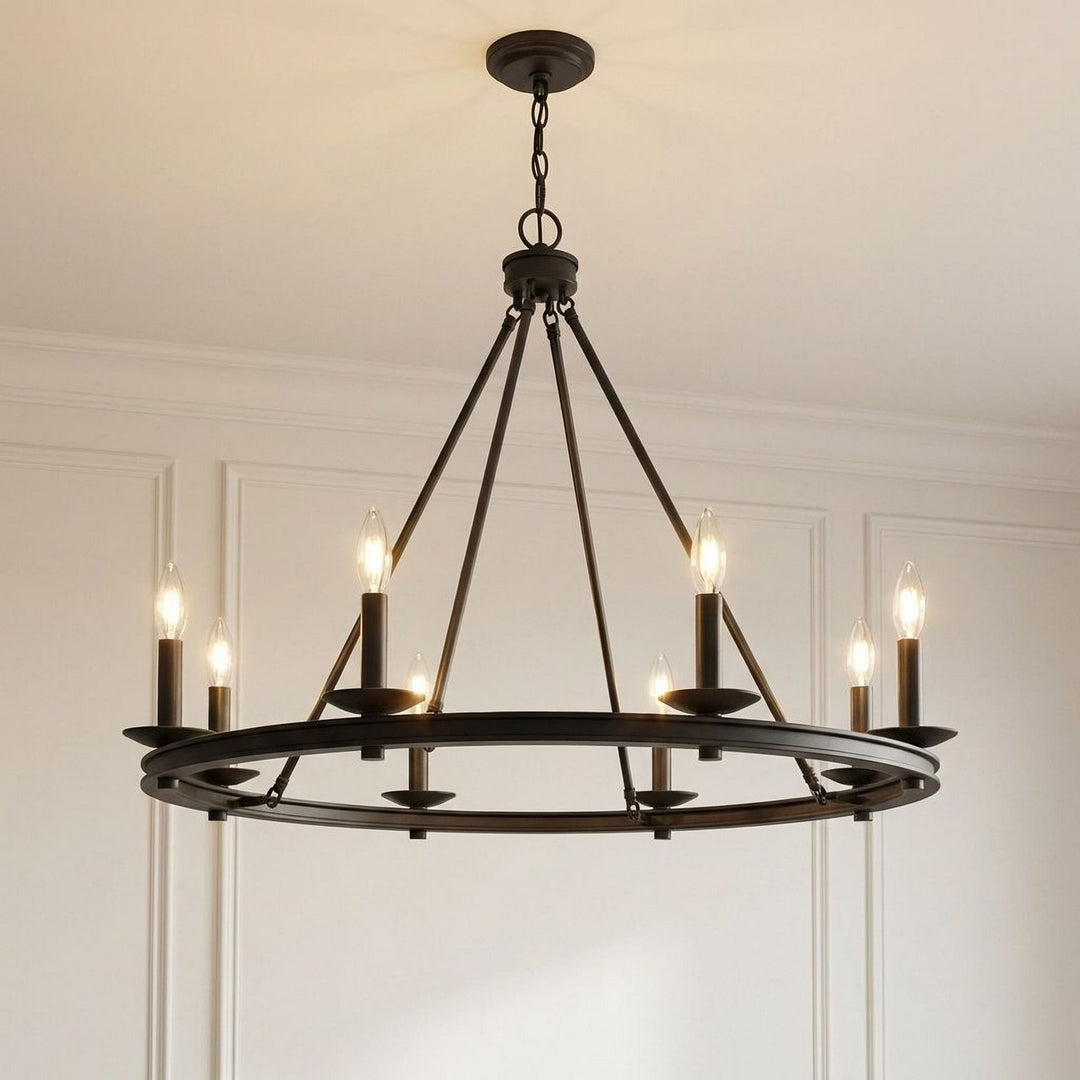 Savoy House - 1-308-8-89 - Eight Light Chandelier - Middleton - Matte Black