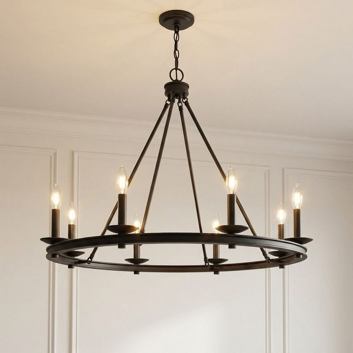 Savoy House - 1-308-8-89 - Eight Light Chandelier - Middleton - Matte Black
