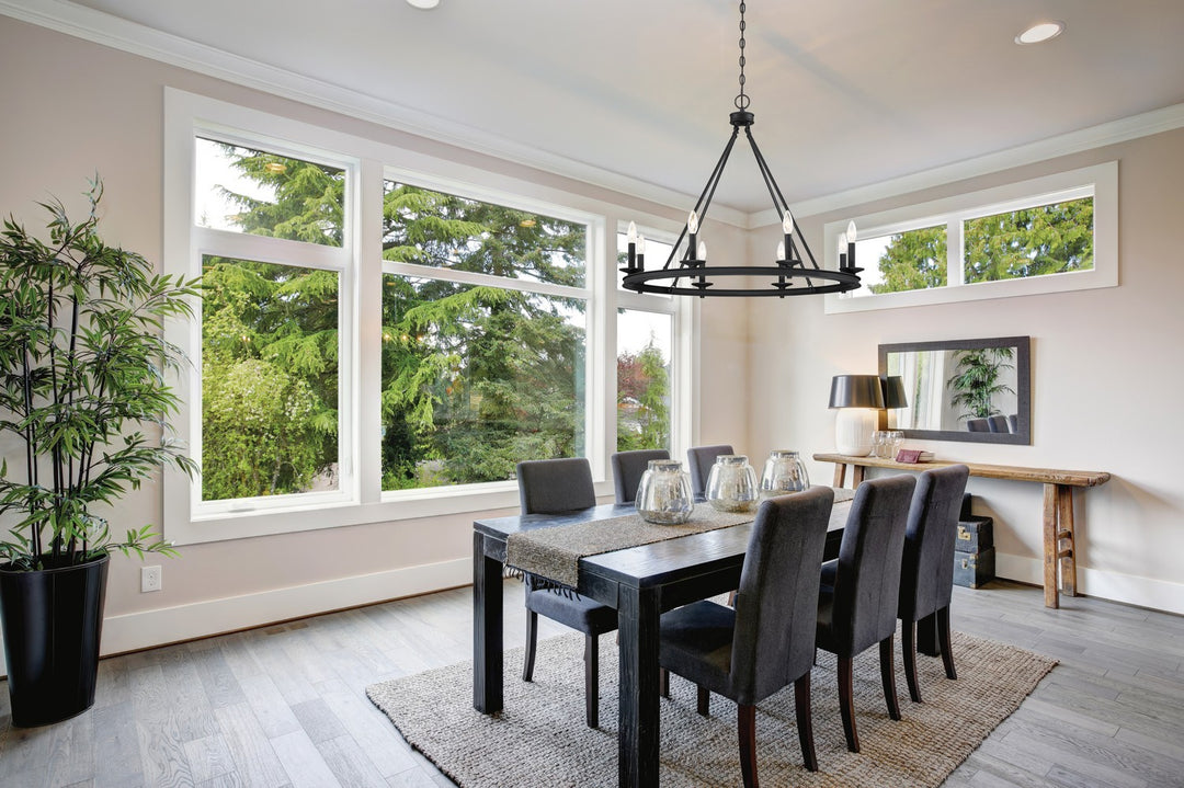 Savoy House - 1-308-8-89 - Eight Light Chandelier - Middleton - Matte Black