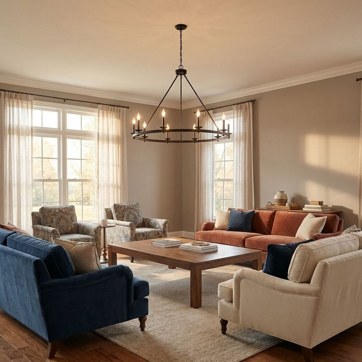 Savoy House - 1-310-10-89 - Ten Light Chandelier - Middleton - Matte Black