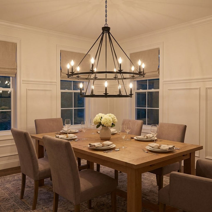 Savoy House - 1-312-15-89 - 15 Light Chandelier - Middleton - Matte Black
