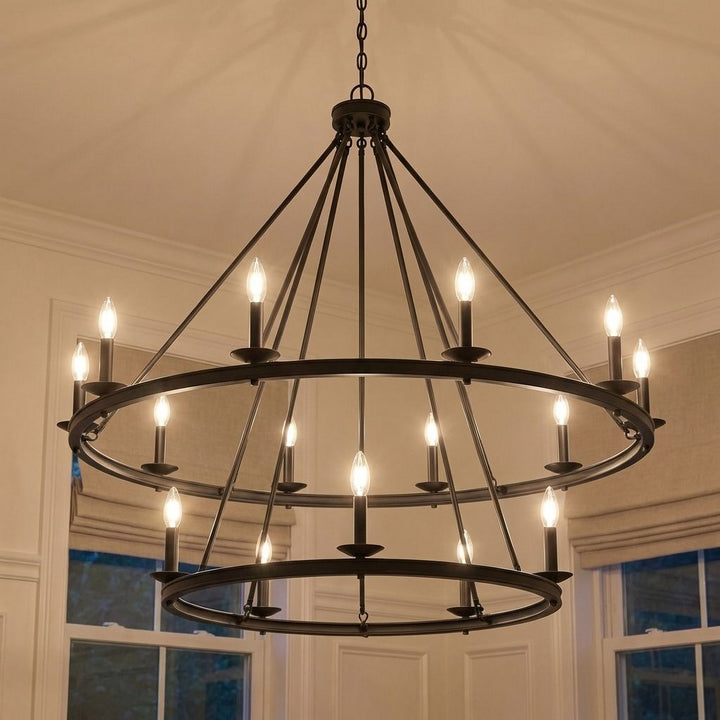 Savoy House - 1-312-15-89 - 15 Light Chandelier - Middleton - Matte Black