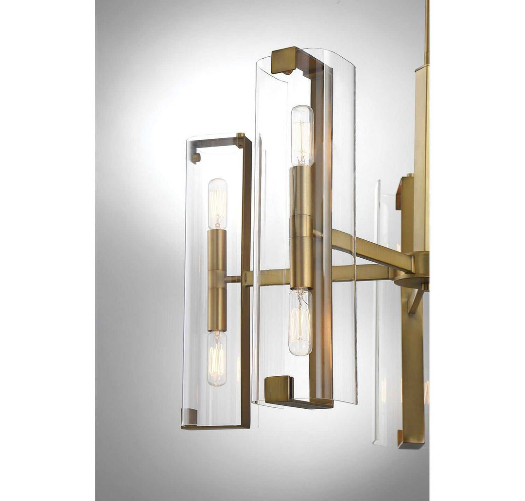 Savoy House - 1-9772-10-322 - Ten Light Chandelier - Winfield - Warm Brass