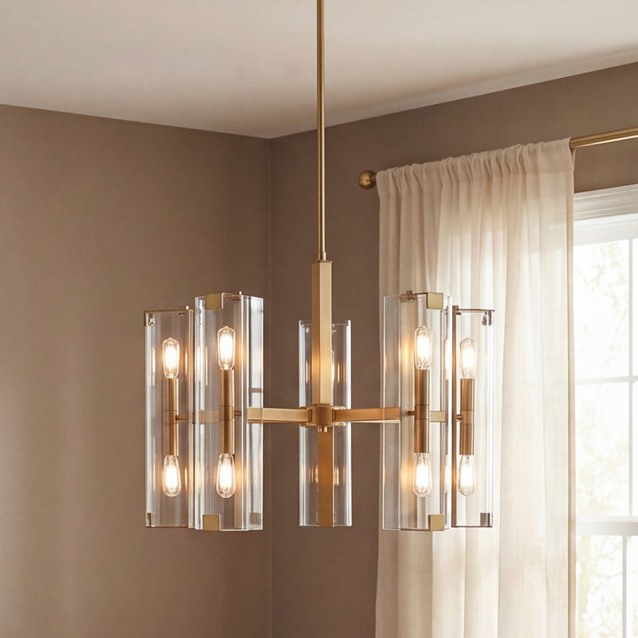 Savoy House - 1-9772-10-322 - Ten Light Chandelier - Winfield - Warm Brass