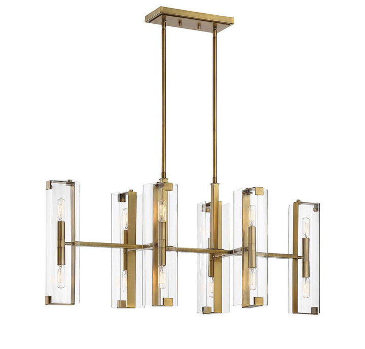 Savoy House - 1-9773-12-322 - 12 Light Chandelier - Winfield - Warm Brass