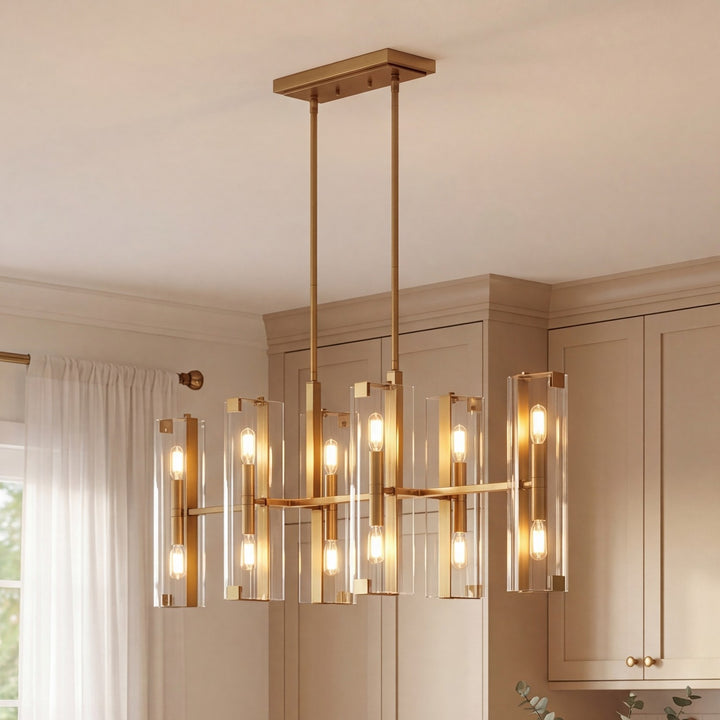 Savoy House - 1-9773-12-322 - 12 Light Chandelier - Winfield - Warm Brass