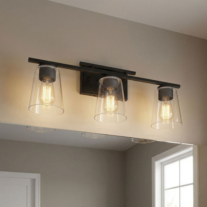 Savoy House - 8-1020-3-BK - Three Light Bath Bar - Calhoun - Black